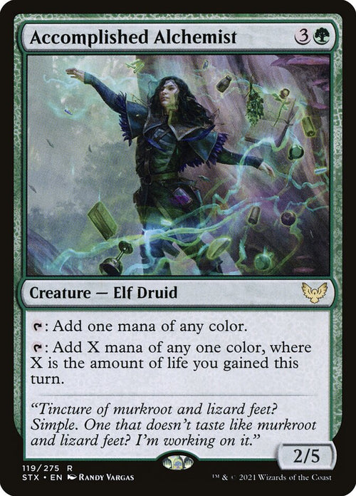 Card Scan of Accomplished Alchemist | STX