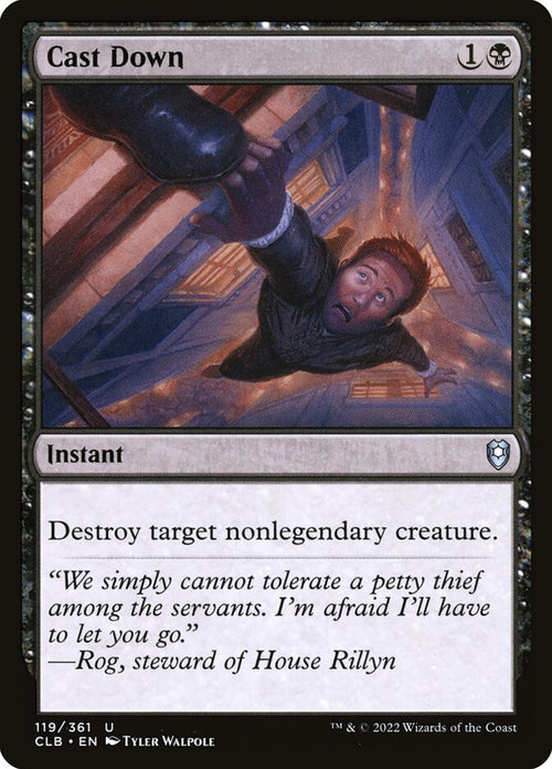 Card Scan of Cast Down | CLB