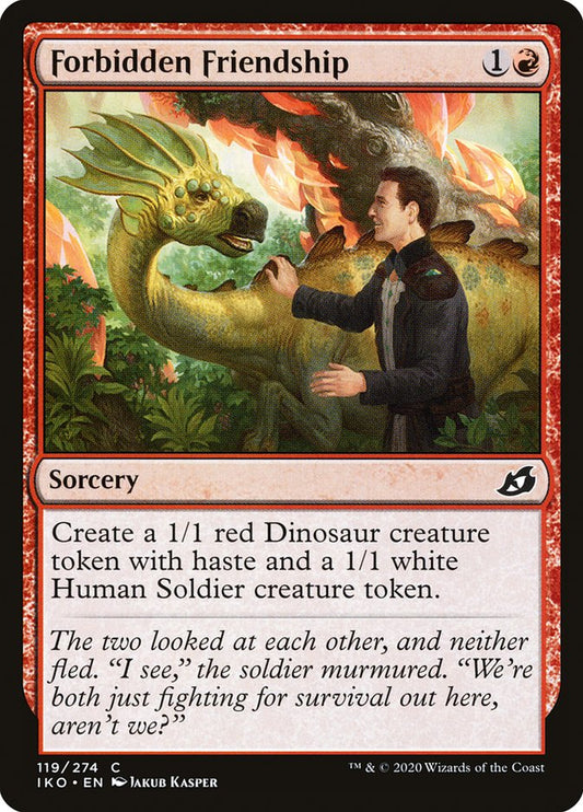 Card Scan of Forbidden Friendship | IKO