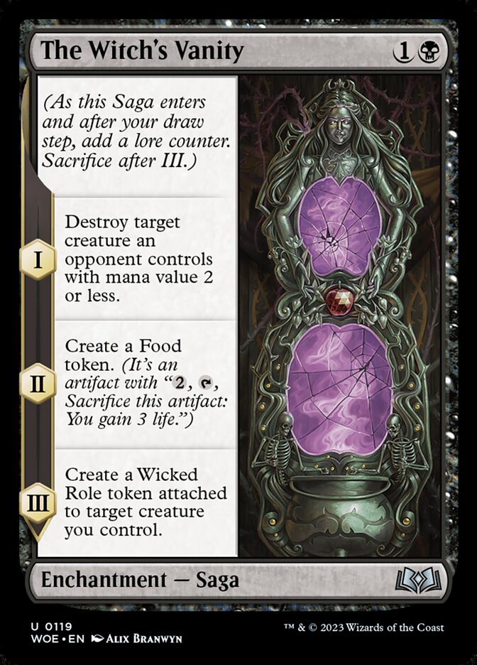 Card Scan of The Witch's Vanity | WOE