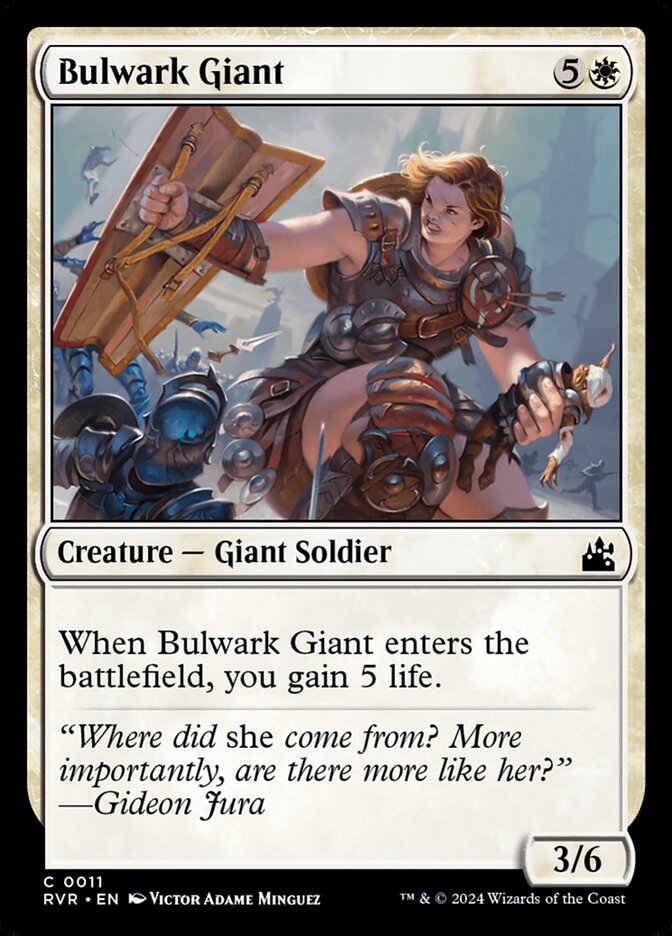 Card Scan of Bulwark Giant | RVR