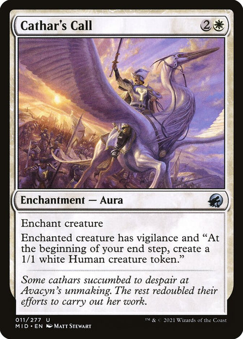 Card Scan of Cathar's Call | MID