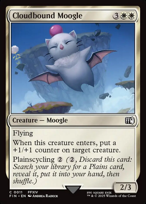 Card Scan of Cloudbound Moogle | FIN