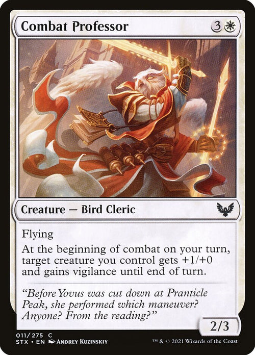 Card Scan of Combat Professor | STX