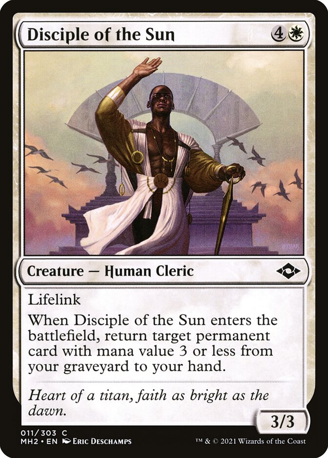 Card Scan of Disciple of the Sun | MH2