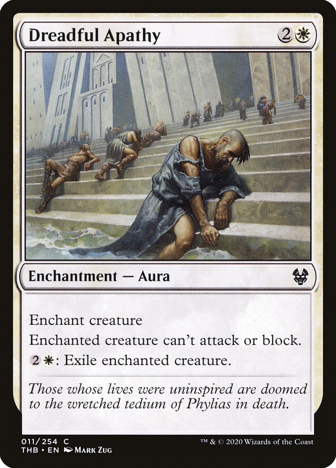 Card Scan of Dreadful Apathy | THB