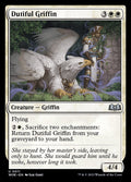Card Scan of Dutiful Griffin | WOE