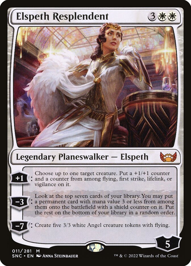 Elspeth Resplendent | SNC (Foil) - Card Scan