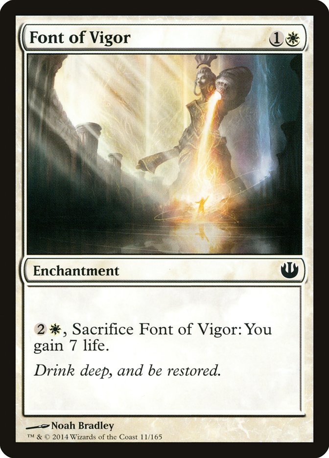 Card Scan of Font of Vigor | JOU