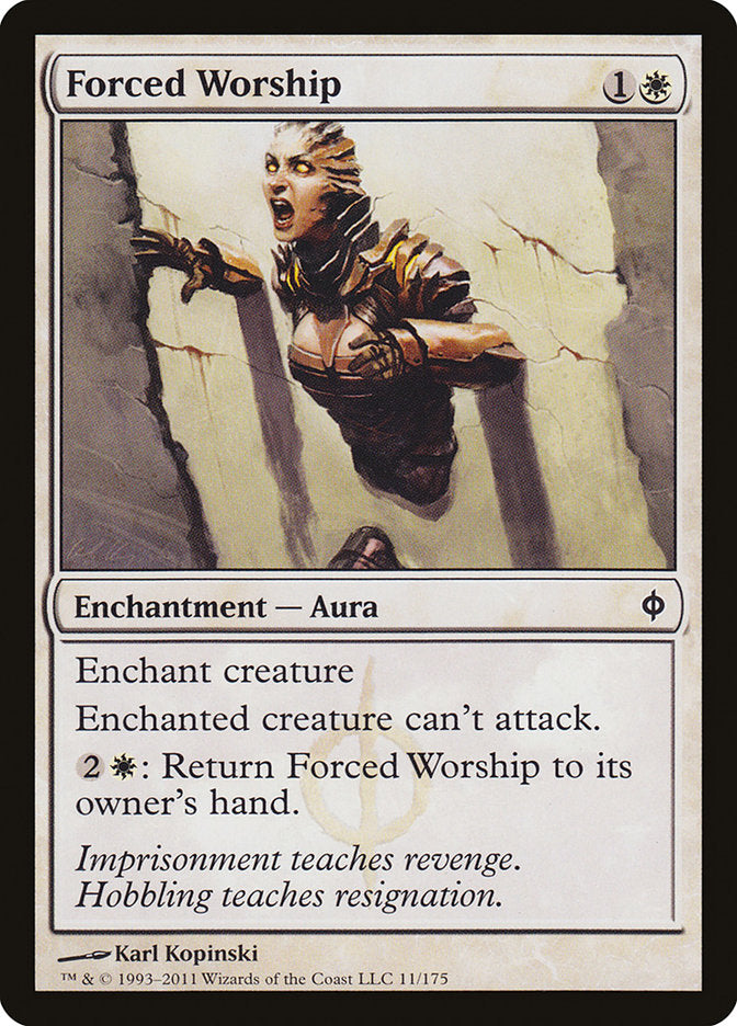 Card Scan of Forced Worship | NPH