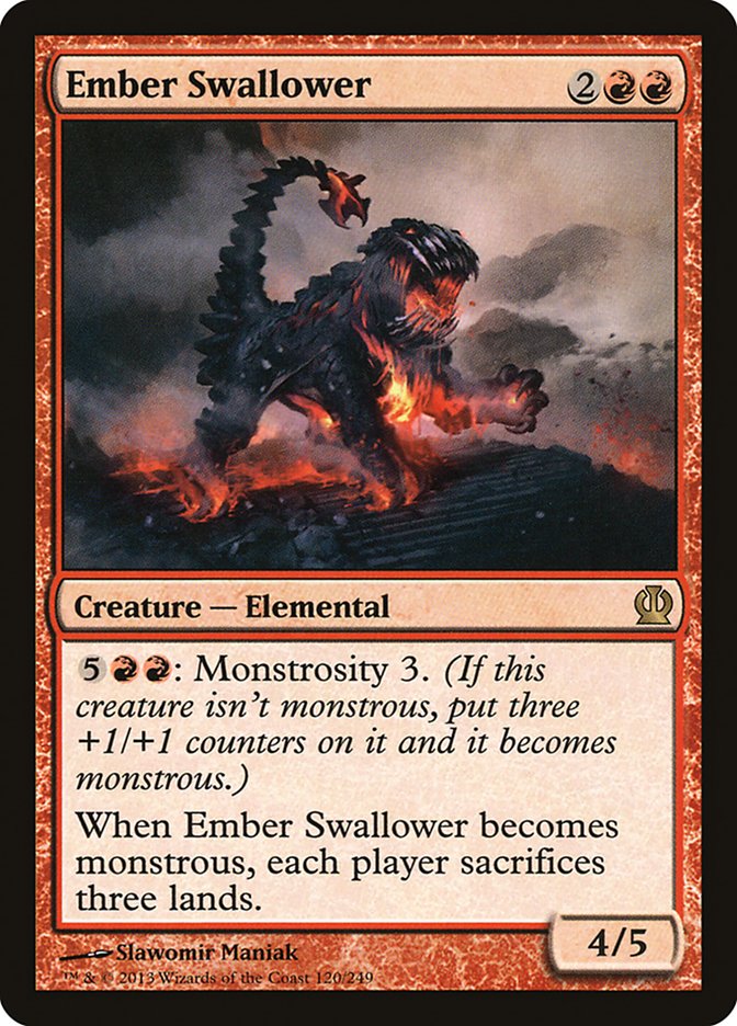 Card Scan of Ember Swallower | THS