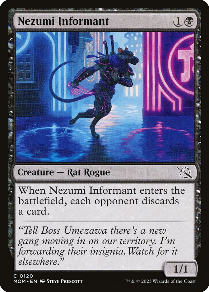 Card Scan of Nezumi Informant | MOM