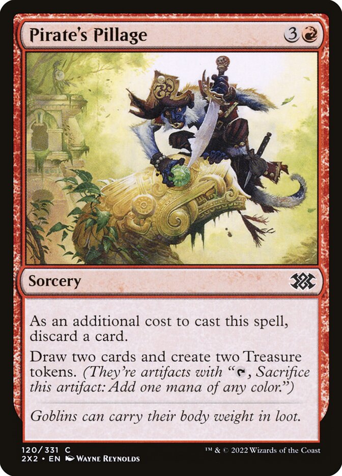 Card Scan of Pirate's Pillage | 2X2