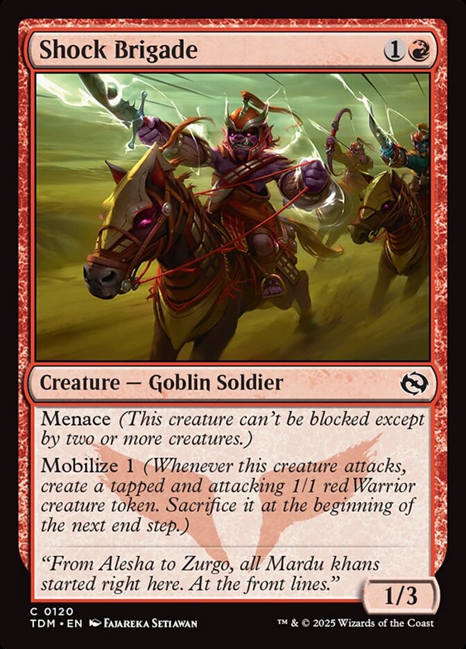 Card Scan of Shock Brigade | TDM