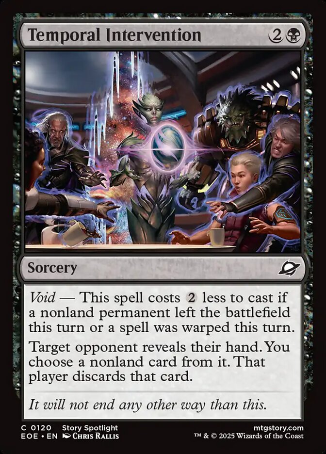 Temporal Intervention Card Scan