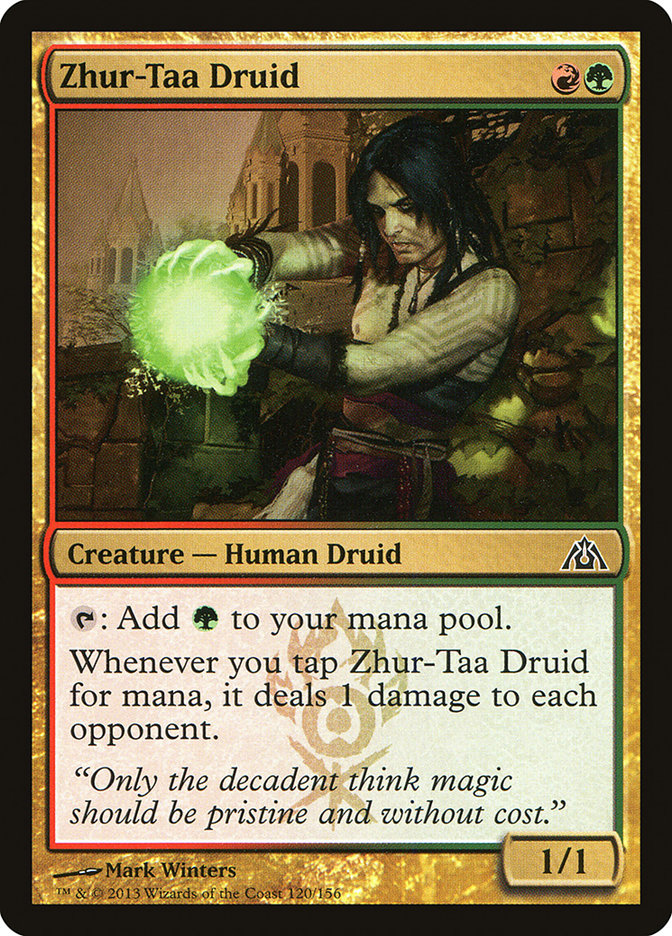 Card Scan of Zhur-Taa Druid | DGM