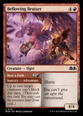 Card Scan of Bellowing Bruiser // Beat a Path | WOE