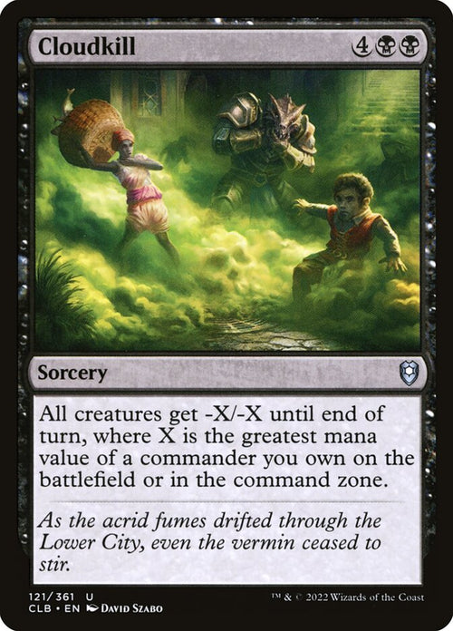 Card Scan of Cloudkill | CLB