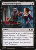 Card Scan of Sanguine Indulgence | M21
