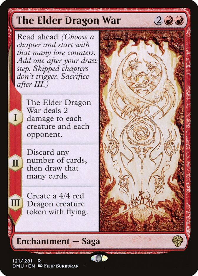 Card Scan of The Elder Dragon War | DMU