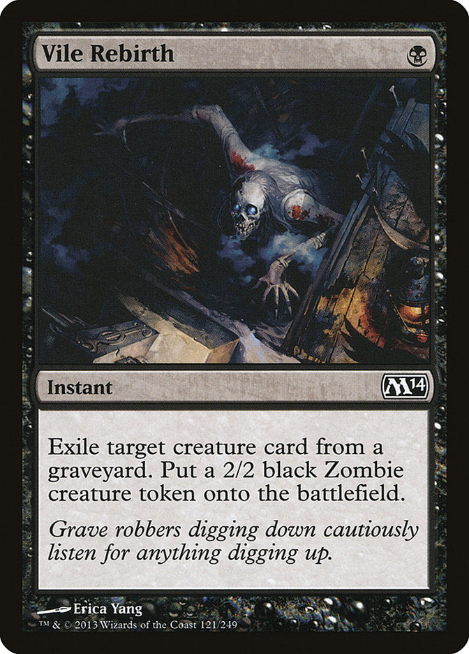 Card Scan of Vile Rebirth | M14