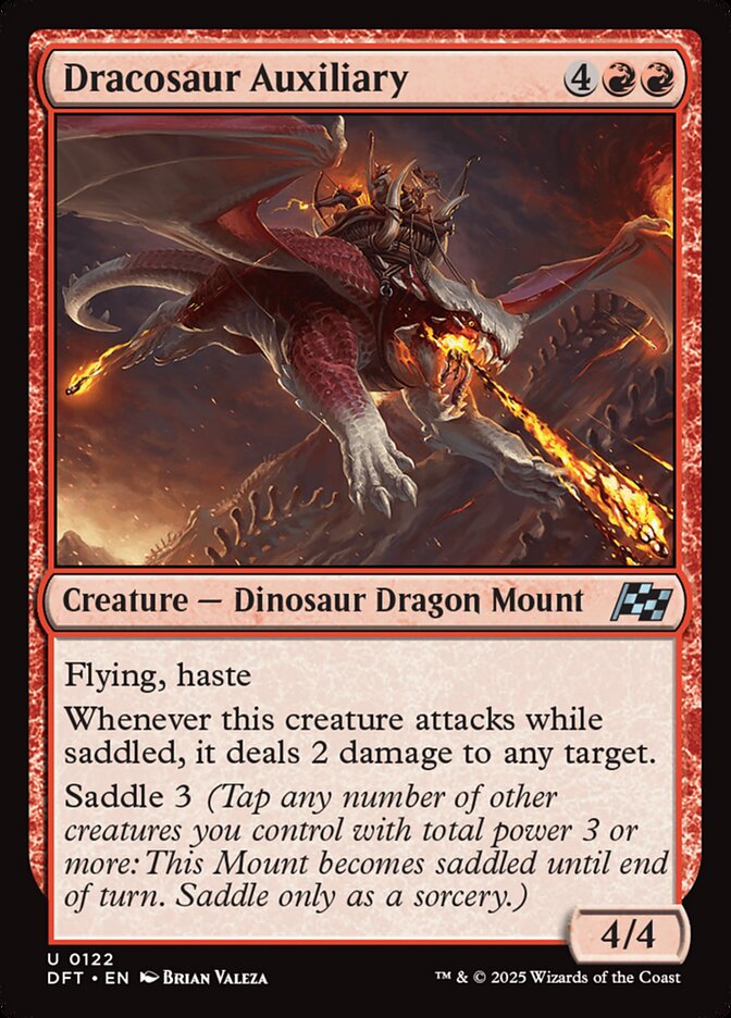 Card Scan of Dracosaur Auxiliary | DFT