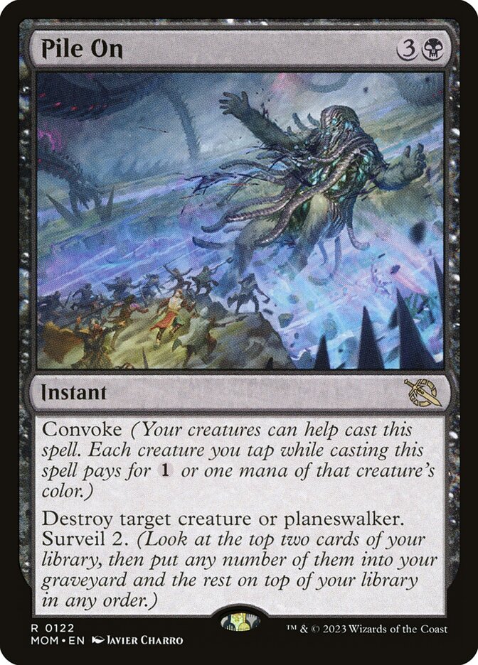 Card Scan of Pile On | MOM