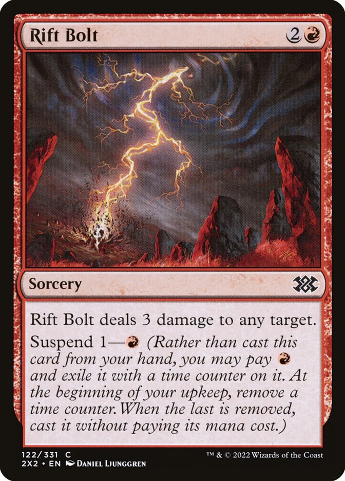 Card Scan of Rift Bolt | 2X2