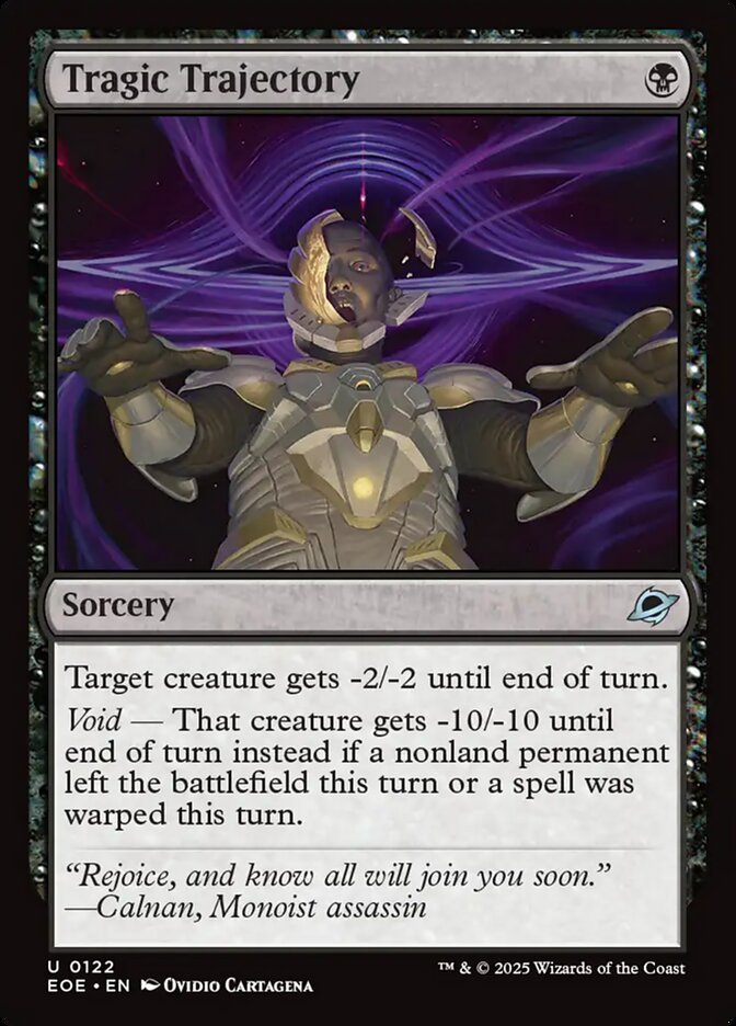 Tragic Trajectory Card Scan