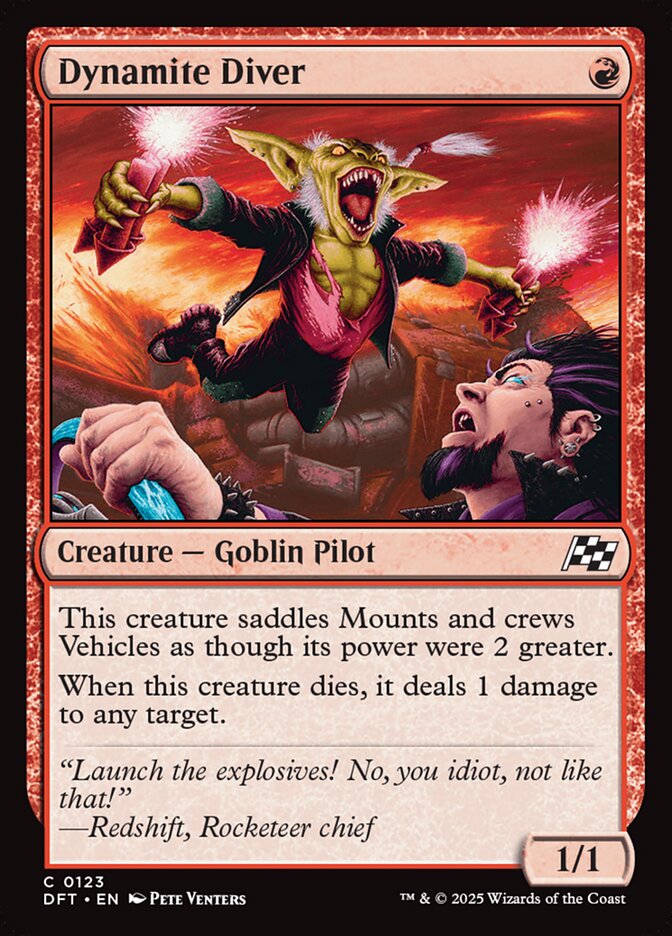 Card Scan of Dynamite Diver | DFT