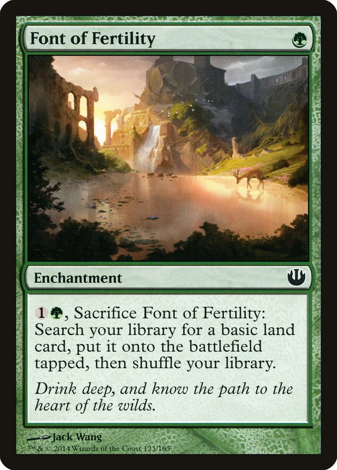 Card Scan of Font of Fertility | JOU