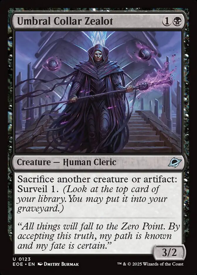 Umbral Collar Zealot Card Scan