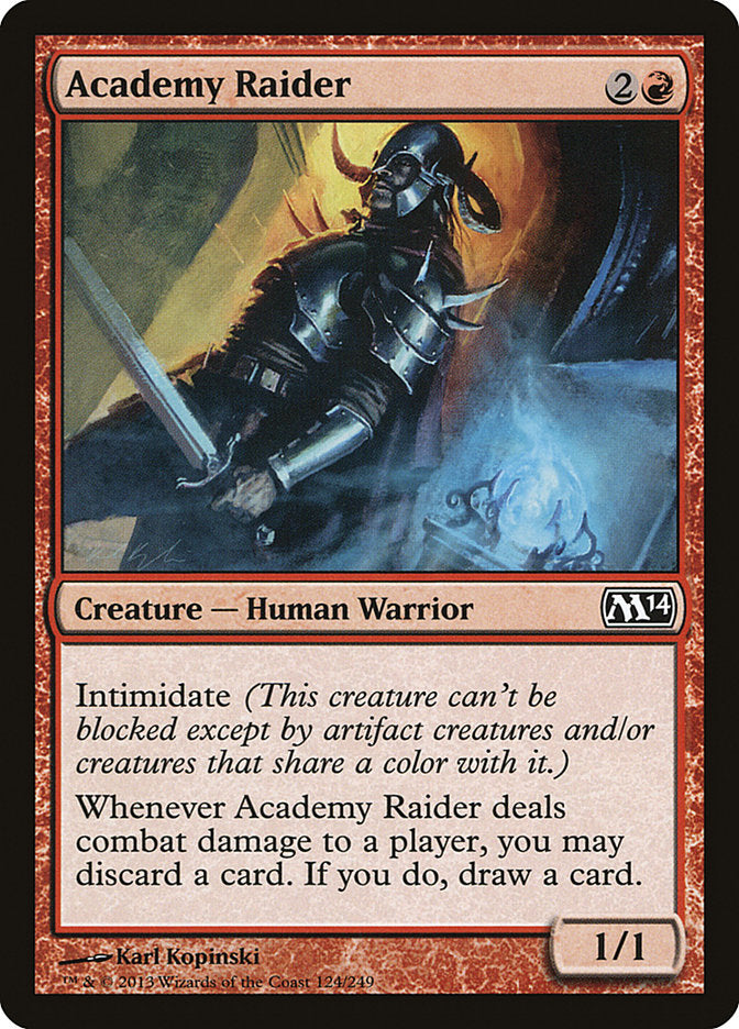 Card Scan of Academy Raider | M14