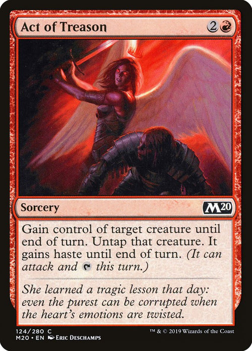 Card Scan of Act of Treason | M20