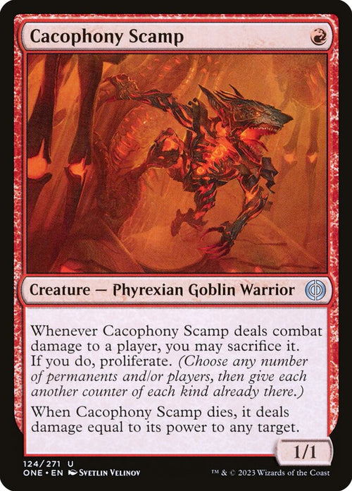 Card Scan of Cacophony Scamp | ONE