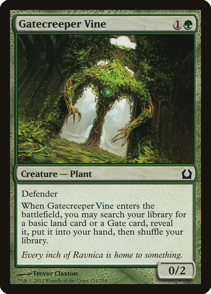 Card Scan of Gatecreeper Vine | RTR