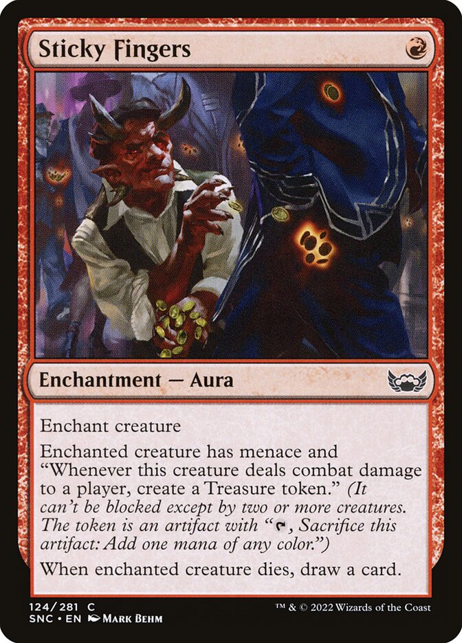 Card Scan of Sticky Fingers | SNC