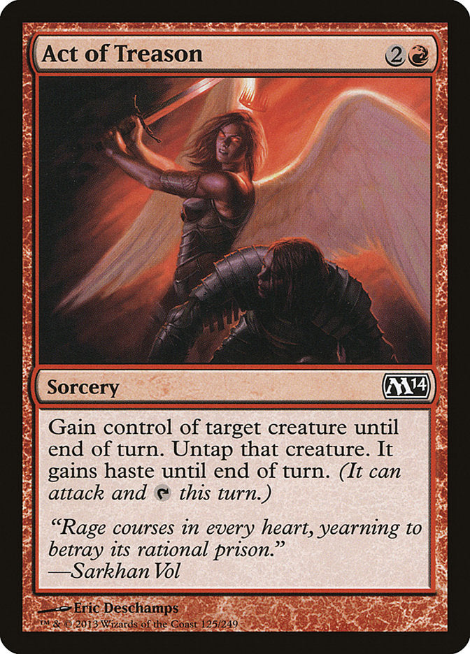 Card Scan of Act of Treason | M14