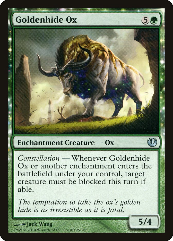 Card Scan of Goldenhide Ox | JOU