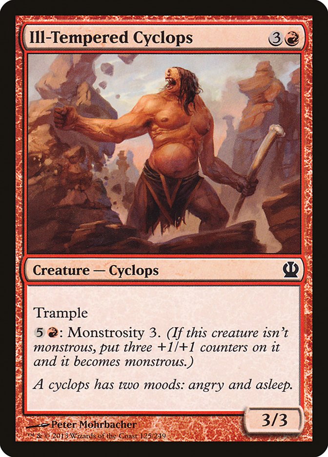 Card Scan of Ill-Tempered Cyclops | THS