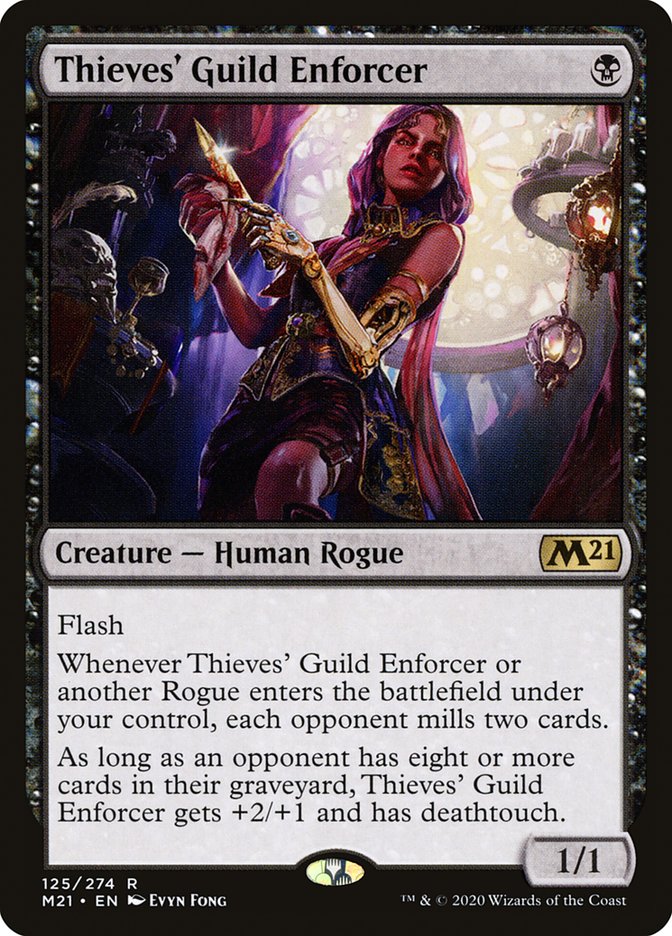 Card Scan of Thieves' Guild Enforcer | M21