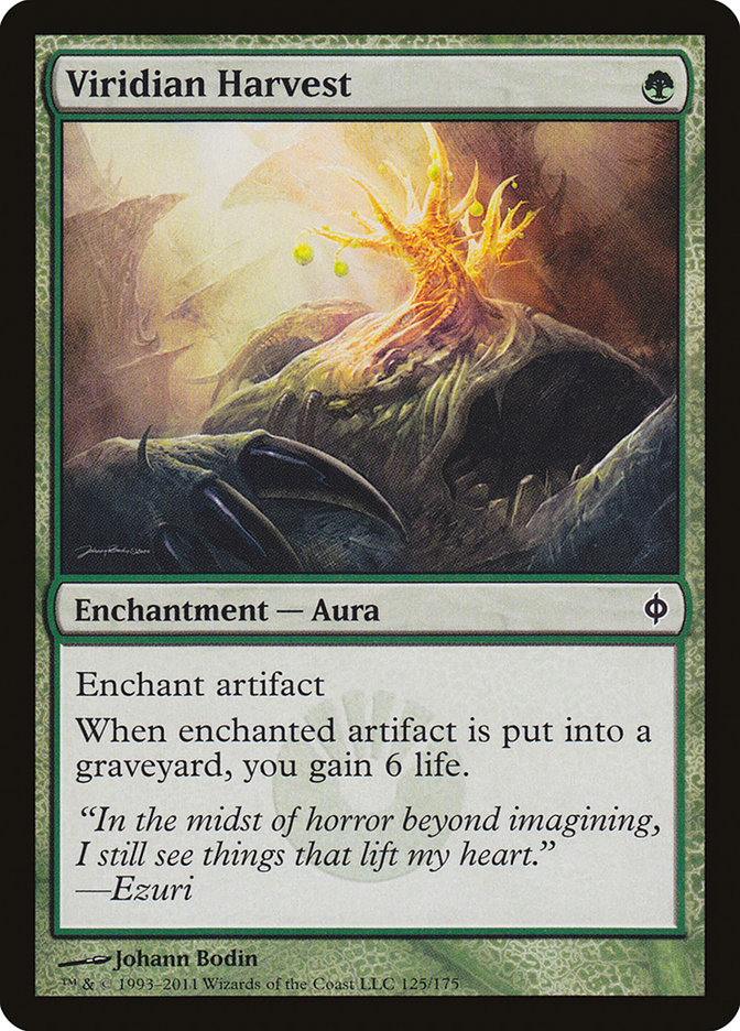 Card Scan of Viridian Harvest | NPH