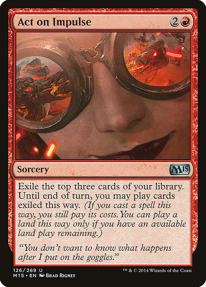 Card Scan of Act on Impulse | M15