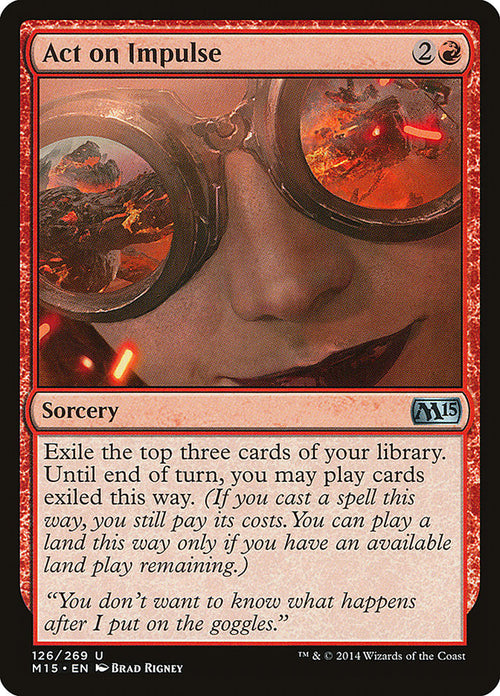 Card Scan of Act on Impulse | M15