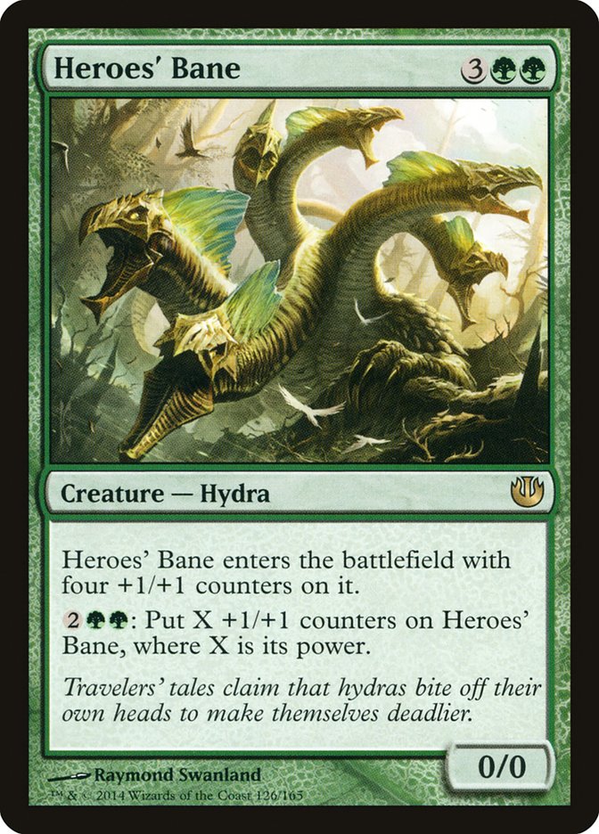 Card Scan of Heroes' Bane | JOU