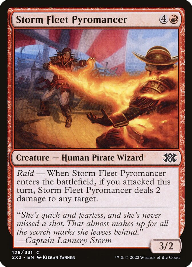 Card Scan of Storm Fleet Pyromancer | 2X2