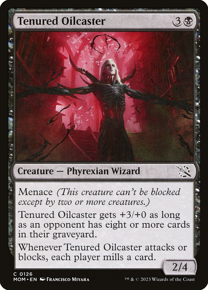 Card Scan of Tenured Oilcaster | MOM