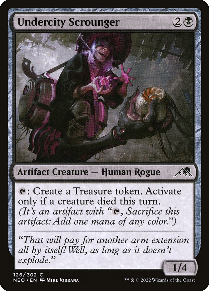 Card Scan of Undercity Scrounger | NEO
