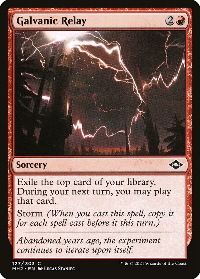 Card Scan of Galvanic Relay | MH2