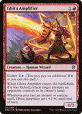 Card Scan of Ghitu Amplifier | DMU